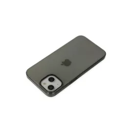 Newface Iphone 14 Plus Kılıf Pc Sert Şeffaf Kapak - Siyah