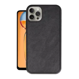 Newface Iphone 14 Pro Kılıf Aras Deri Kapak - Siyah