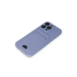 Newface Iphone 14 Pro Max Kılıf Kelvin Kartvizitli Silikon - Lila