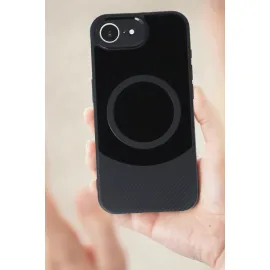 Newface Iphone 16E Kılıf Maya Karbon Kapak - Lacivert