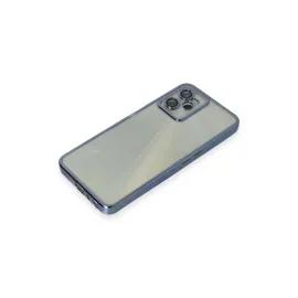 Newface Realme C35 Kılıf Razer Lensli Silikon - Açık Mavi