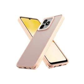 Newface Realme C53 Kılıf Elegant Kapak - Pudra