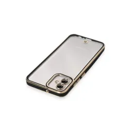 Newface Samsung Galaxy A04E Kılıf Liva Lens Silikon - Siyah