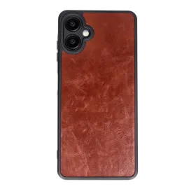 Newface Samsung Galaxy A06 Kılıf Aras Deri Kapak - Bordo