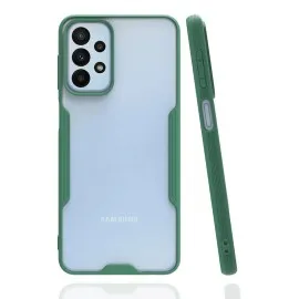 Newface Samsung Galaxy A23 4G Kılıf Platin Silikon - Yeşil