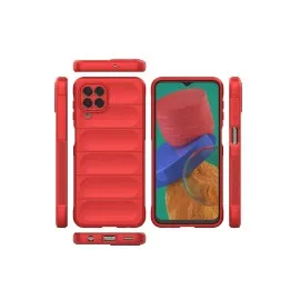 Newface Samsung Galaxy M33 Kılıf Optimum Silikon - Kırmızı