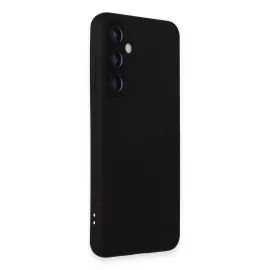 Newface Samsung Galaxy S23 Fe Kılıf Nano Içi Kadife  Silikon - Siyah