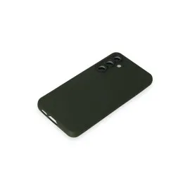 Newface Samsung Galaxy S24 Plus Kılıf Nano Içi Kadife Silikon - Koyu Yeşil