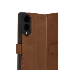 Newface Samsung Galaxy S25 Edge Trend S Plus Kapaklı Kılıf - Taba