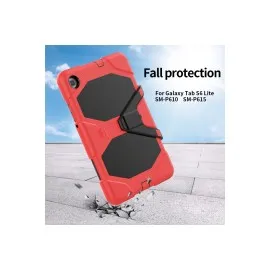 Newface Samsung Galaxy T500 Tab A7 10.4 Kılıf Griffin Tablet Kapak - Kırmızı