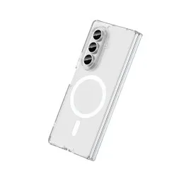 Newface Samsung Galaxy Z Fold 7 Kılıf Magneticsafe Şeffaf Silikon - Şeffaf