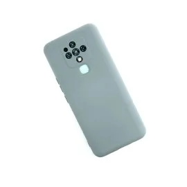 Newface Tecno Camon 16 Kılıf Nano Içi Kadife Silikon - Buz Mavisi