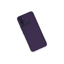 Newface Tecno Pova Neo Kılıf Nano Içi Kadife Silikon - Mor