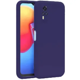 Newface Vivo Y53S Kılıf Nano Içi Kadife Silikon - Mor