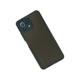 Newface Xiaomi Mi 11 Lite Kılıf Montreal Silikon Kapak - Yeşil