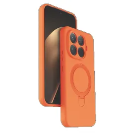 Newface Xiaomi Mi 15T Pro Regal Magsafe Standlı Kapak - Turuncu