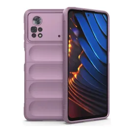 Newface Xiaomi Poco X4 Pro 5G Kılıf Optimum Silikon - Mor