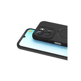 Newface Xiaomi Redmi 15C 4G Regal Magsafe Standlı Kapak - Siyah