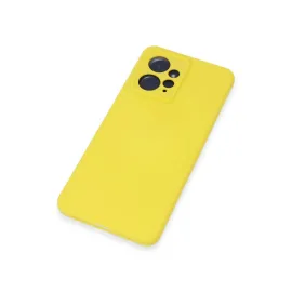 Newface Xiaomi Redmi Note 12 4G Kılıf Nano Içi Kadife Silikon - Sarı