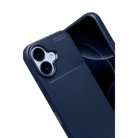 Newface Apple Iphone 17 Auto Focus Karbon Kapak - Lacivert