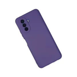 Newface Huawei Nova Y70 Kılıf Nano Içi Kadife Silikon - Mor