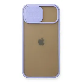 Newface Iphone 11 Pro Kılıf Palm Buzlu Kamera Sürgülü Silikon - Lila