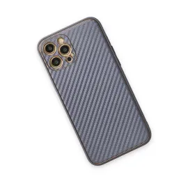 Newface Iphone 12 Pro Kılıf Coco Karbon Silikon - Gri