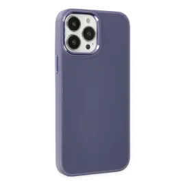 Newface Iphone 13 Pro Kılıf Asya Deri Silikon - Mor
