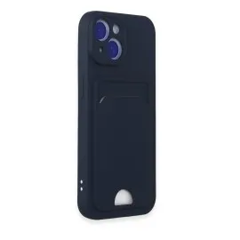Newface Iphone 14 Kılıf Kelvin Kartvizitli Silikon - Lacivert