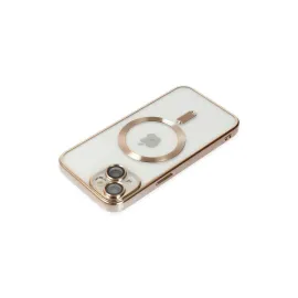 Newface Iphone 14 Kılıf Kross Magneticsafe Kapak - Gold