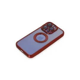 Newface Iphone 15 Pro Max Kılıf Slot Silikon - Kırmızı