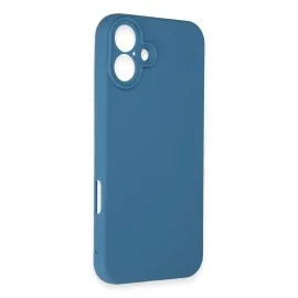 Newface Iphone 16 Plus Kılıf First Silikon - Mavi