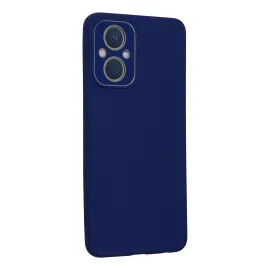 Newface Oppo Reno 7 Lite Kılıf Lansman Glass Kapak - Sky Blue