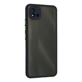 Newface Realme C11 2021 Kılıf Montreal Silikon Kapak - Lacivert