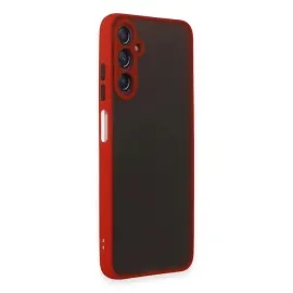 Newface Samsung Galaxy A05S Kılıf Montreal Silikon Kapak - Kırmızı