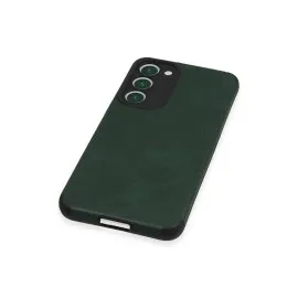 Newface Samsung Galaxy S23 Plus Kılıf Loop Deri Silikon - Yeşil