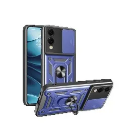 Newface Samsung Galaxy S25 Edge Pars Lens Yüzüklü Silikon - Lacivert