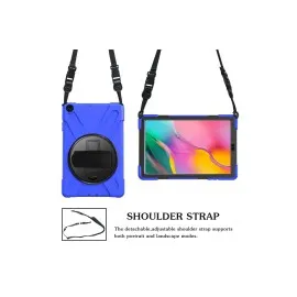 Newface Samsung Galaxy T510 Tab A 10.1 Kılıf Amazing Tablet Kapak - Mavi