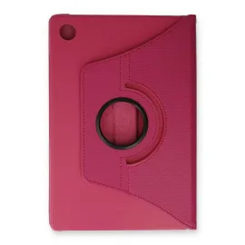 Newface Samsung Galaxy Tab A9 Kılıf 360 Tablet Deri Kılıf - Pembe