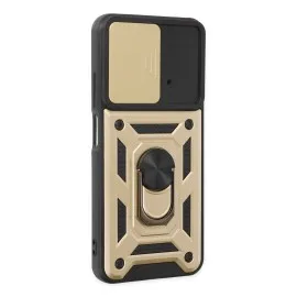 Newface Xiaomi Poco M4 Pro 4G Kılıf Pars Lens Yüzüklü Silikon - Gold