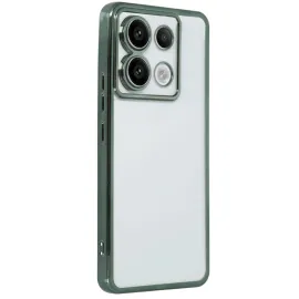 Newface Xiaomi Poco X6 Kılıf Razer Lensli Silikon - Yeşil