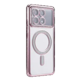 Newface Xiaomi Poco X6 Pro Joke Simli Magneticsafe Kılıf - Pembe