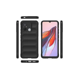 Newface Xiaomi Redmi 12C Kılıf Optimum Silikon - Siyah
