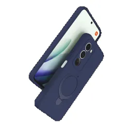 Newface Xiaomi Redmi 15 4G Regal Magsafe Standlı Kapak - Lacivert