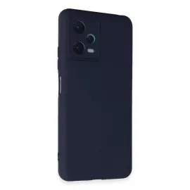 Newface Xiaomi Redmi Note 12 5G Kılıf Nano Içi Kadife Silikon - Lacivert