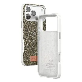 Onegif Apple Iphone 17 Pro Bright Simli Kapak - Çöl Titanyum