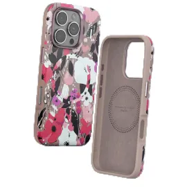 Onegif Iphone 16 Pro Flower Series Magsafe Kapak - Pembe