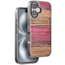 Venco Iphone 16 Wave Kapak - Pembe