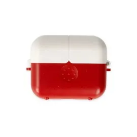 Newface Airpods 3 (3.nesil) Basmalı Kılıf - Kırmızı-Beyaz