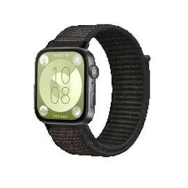 Newface Huawei Fit 4 Hasırlı Cırtcırtlı Kordon - Siyah